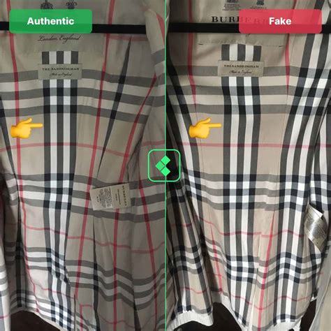 burberry jacket real vs fake|identify burberry raincoat.